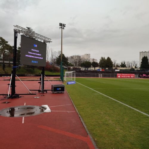 Location d'un écran géant LED de 300x200cm pour le match Lyon La Duchère / Olympique de Marseille 2