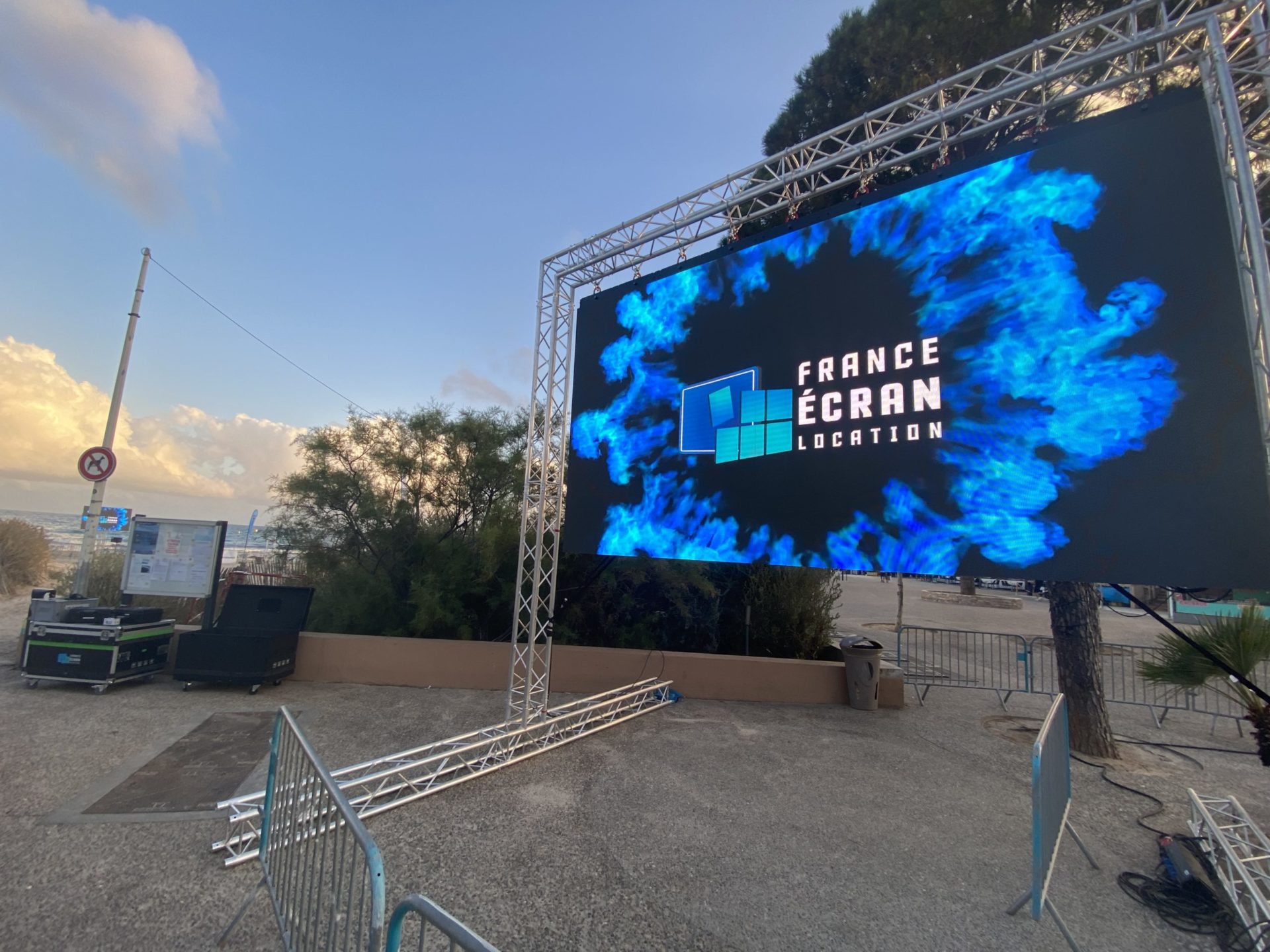 Location d'écran géant pour le championnat de Beach Rowing Sprint