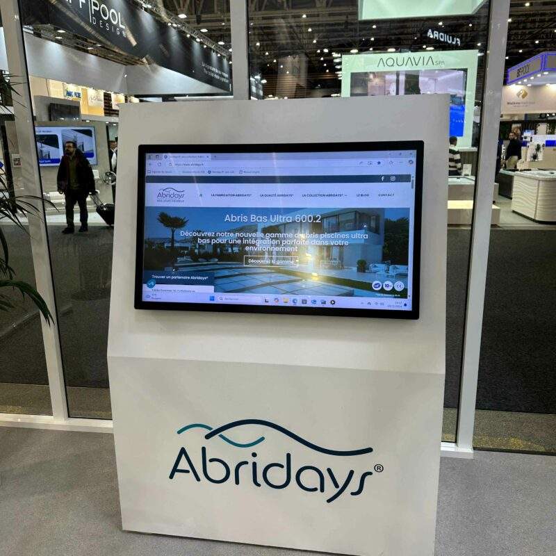 Abridays écran tactile salon global piscine