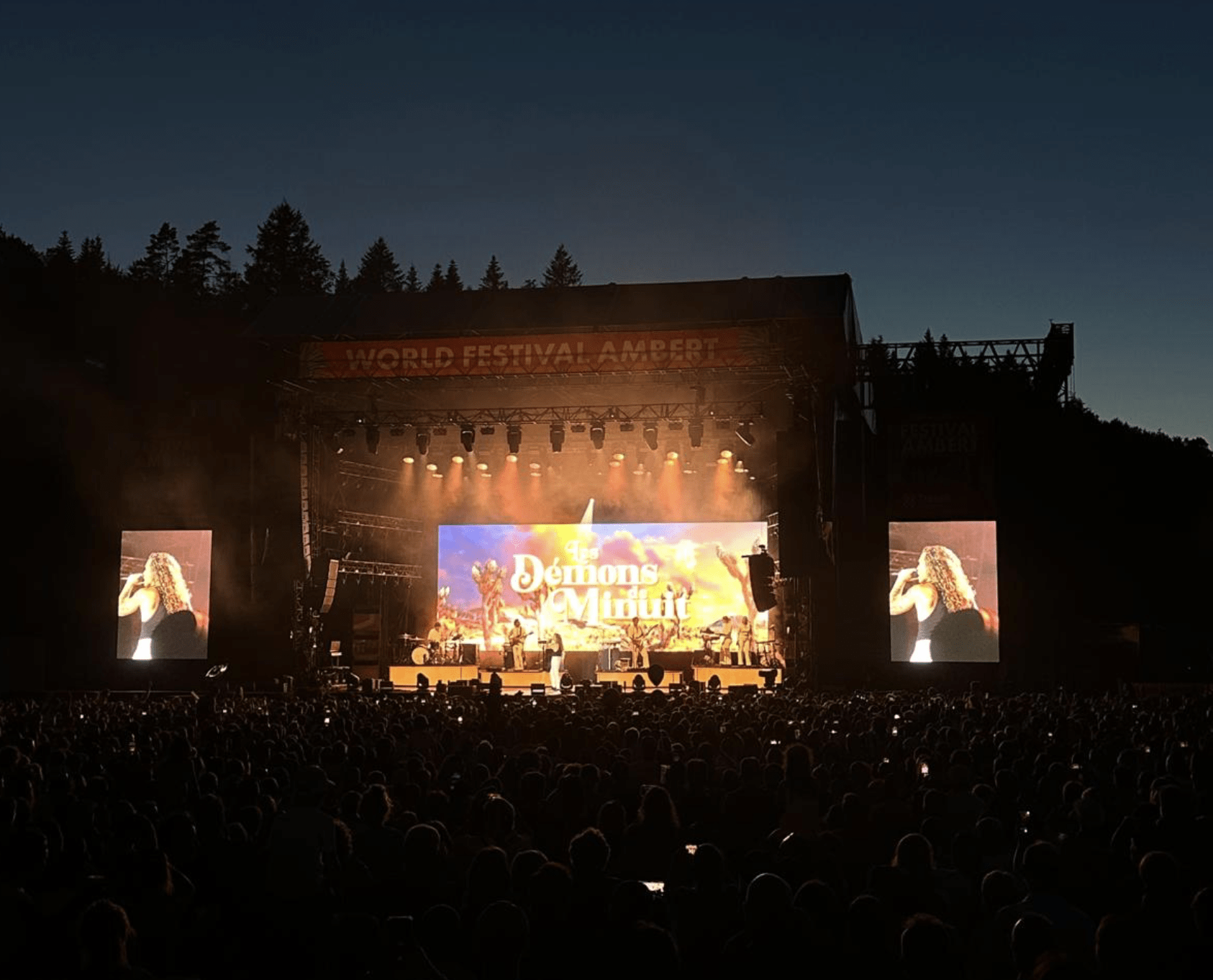 Ambert World Festival Ecran LED